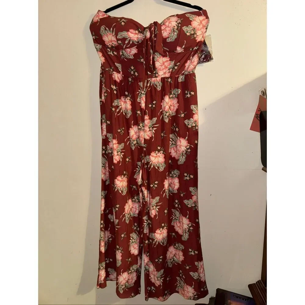NWT strapless romper size xl